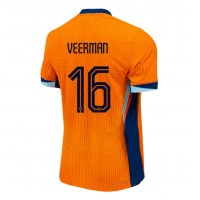 Niederlande Joey Veerman #16 Heimtrikot EM 2024 Kurzarm